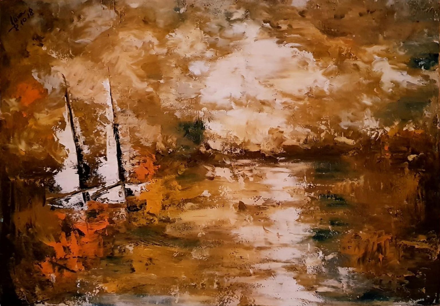 ArteDiAlina.com painting: you will never be alone